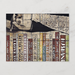 Brief der Ehefrau an meinen Ehemann   Neue Heimdek Ankündigungspostkarte