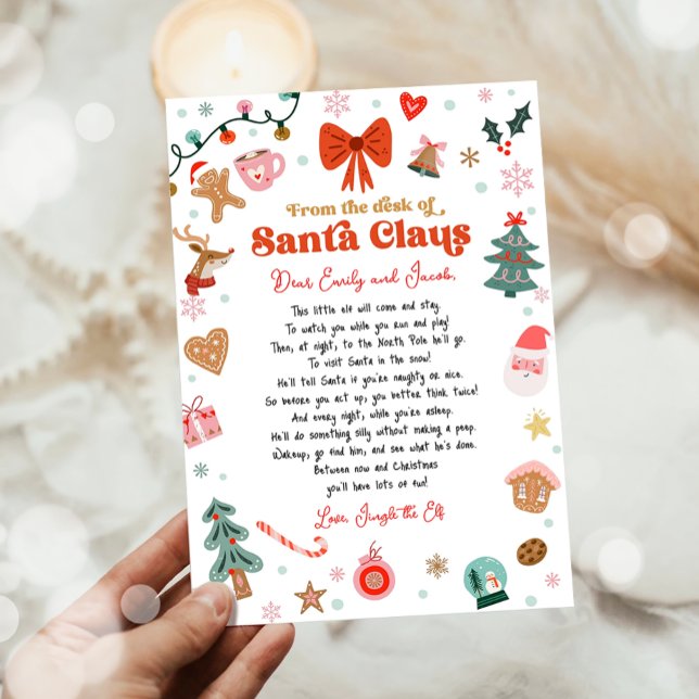 Brief des Weihnachtsmann-Elfs Einladung (Von Creator hochgeladen)