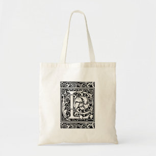 Brief L Mittelalterliche Monogramm-Kunststil Tragetasche