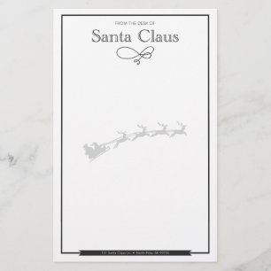 Brief vom Santa Naughty Blank