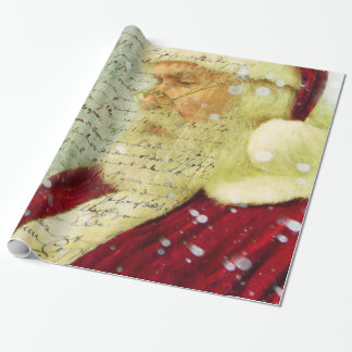 Brief vom Weihnachtsmann Geschenkpapier