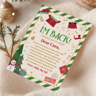 Brief von Elf Weihnachtsbrief-Karte Einladung