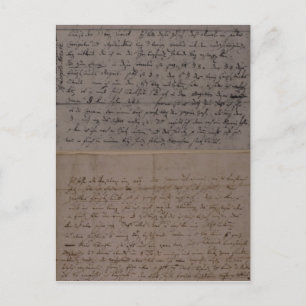 Brief von Leopold Mozart Postkarte