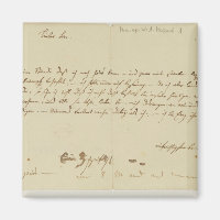 Brief von Mozart an einen Freimaurer, Januar 1786