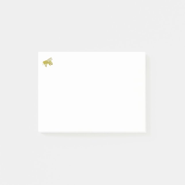 Briefbeschwerer-Biene Post-it Klebezettel (Vorderseite)