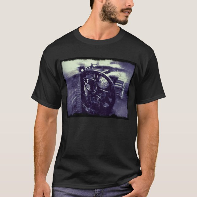 Briefbeschwerer Grunge mit Grenzdunkelheits-T - T-Shirt (Vorderseite)