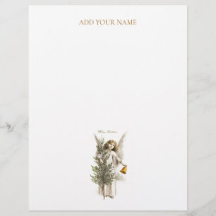 BRIEFBOGEN: VINTAGE CHRISTMAS ANGEL BRIEFBOGEN