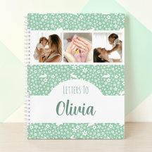 Briefe an Baby Mint Hase Foto-Collage