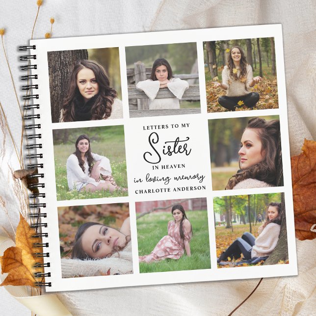 Briefe an den Himmel 8 Foto Collage Trauer riecht Notizbuch (Von Creator hochgeladen)