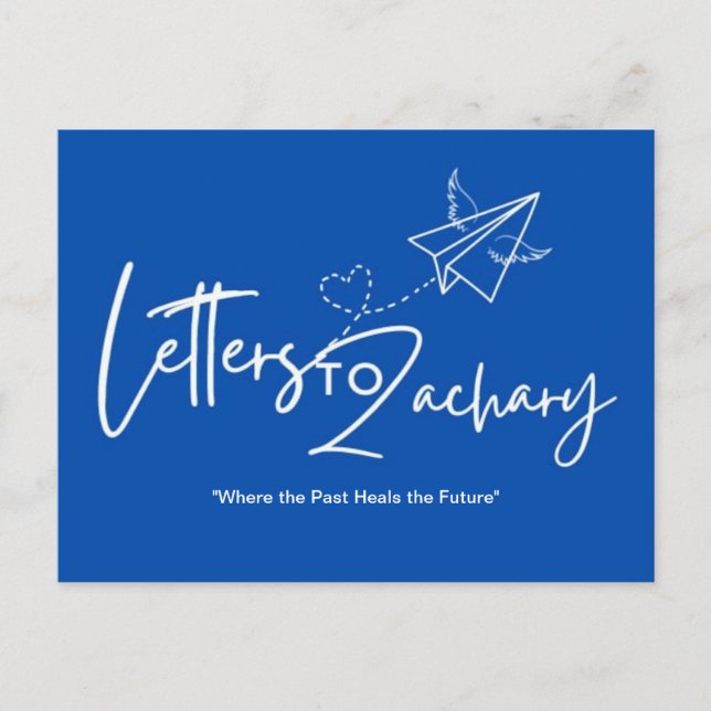 Briefe an die Zachary Postkarte (Vorderseite)