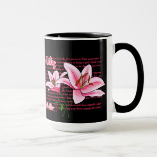 Briefe an Lily Book Tasse
