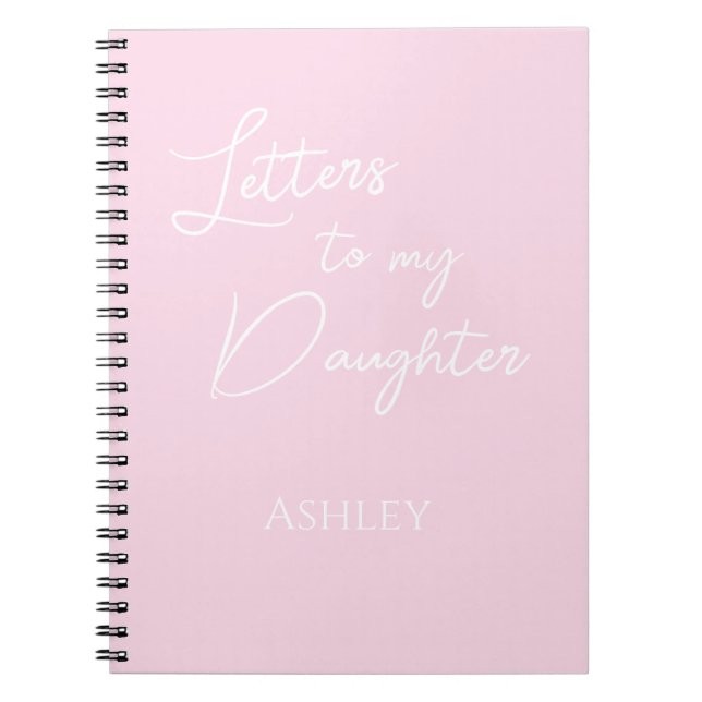 Briefe an mein Daughter-Notebook Notizblock (Vorderseite)