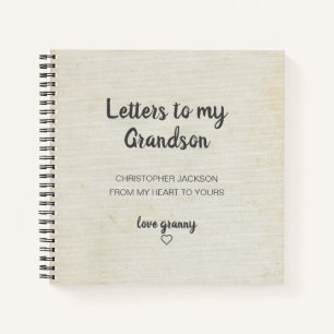 Briefe an mein Enkel Keepake Journal Notizbuch