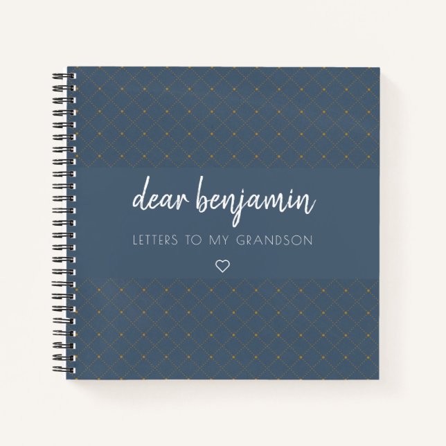 Briefe an mein Enkel Keepake Journal Notizbuch (Vorderseite)