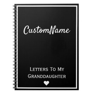 Briefe an mein Enkeltochter-Journal Notizblock