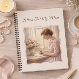 Briefe an meine Mutter | Anpassbares Cover-Journal Notizbuch