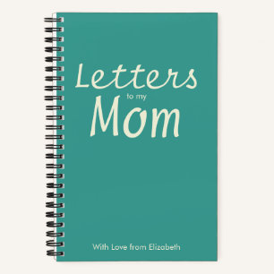 Briefe an meine Mutter aus dem blauen Trauertagebu Notizbuch