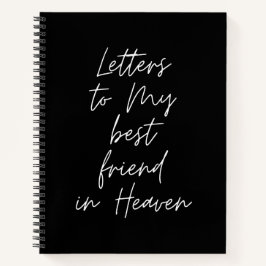 Briefe an meinen besten Freund im Paradies-Noteboo Notizbuch