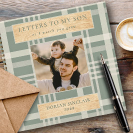 Briefe an meinen Sohn Buffalo Karierte Imitate Hol Notizbuch