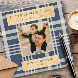 Briefe an meinen Sohn Buffalo Karierte Imitate Hol Notizbuch