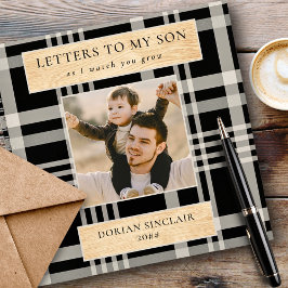 Briefe an meinen Sohn Buffalo Karierte Imitate Hol Notizbuch