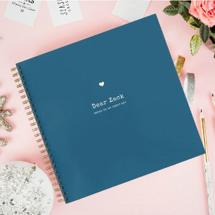 Briefe an meinen Sohn Memory Blue behalten Notizbuch