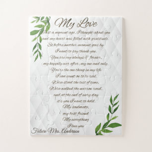 Briefe an meinen zukünftigen Ehemann Puzzle