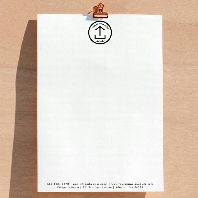 Briefe mit beruflichen Firmenlogo Briefbogen (Professional Corporate Business Logo Letterhead)