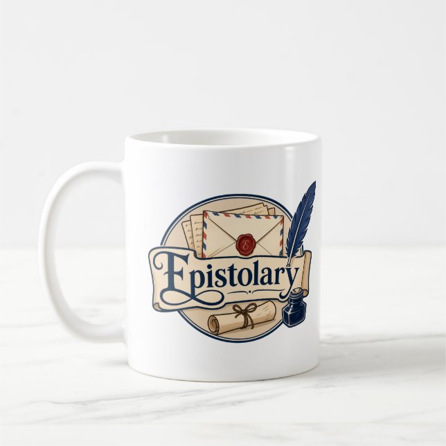Briefform Kaffeetasse (Links)