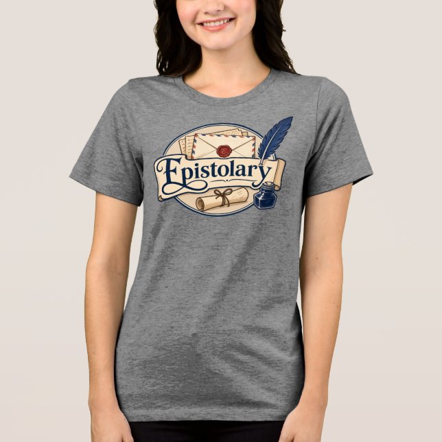 Briefform Tri-Blend Shirt (Vorderseite)