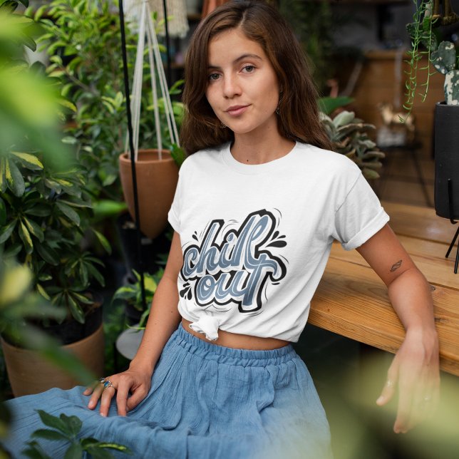 Briefing Chill out Coole Text l inspirierend T-Shirt (Von Creator hochgeladen)