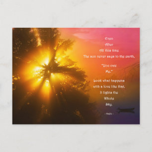 Briefkaart Hafiz - Selbst nach all dieser Zeit Postkarte