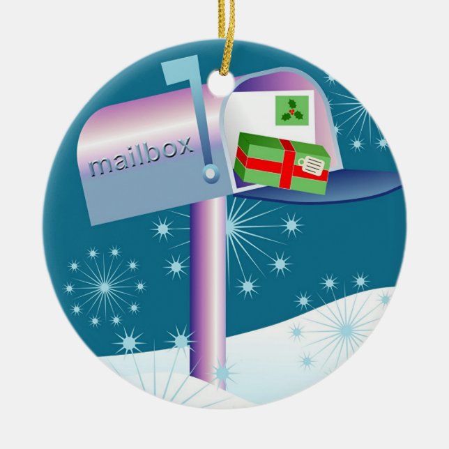 Briefkasten Keramikornament (Vorne)