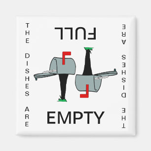 Briefkasten-leerer voller Spülmaschinen-Magnet Magnet