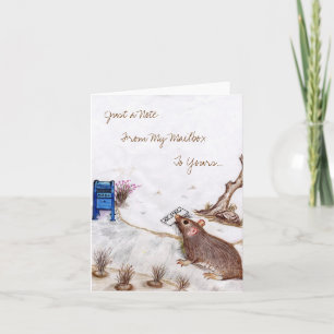 Briefkasten-Molly-Anmerkungs-Karte 1. Karte