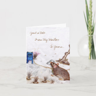 Briefkasten-Molly-Anmerkungs-Karte 1. Karte