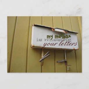 Briefkasten-Postkarte Postkarte