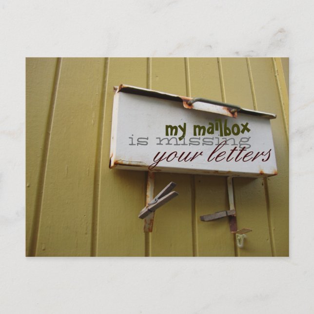 Briefkasten-Postkarte Postkarte (Vorderseite)