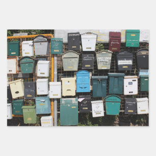 Briefkasten-Wrapper Geschenkpapier Set