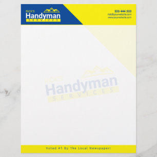 Briefkopf für das benutzerdefinierte Logo für Hand