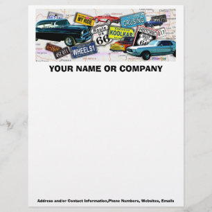 Briefkopf - klassische Autos des Weg-66