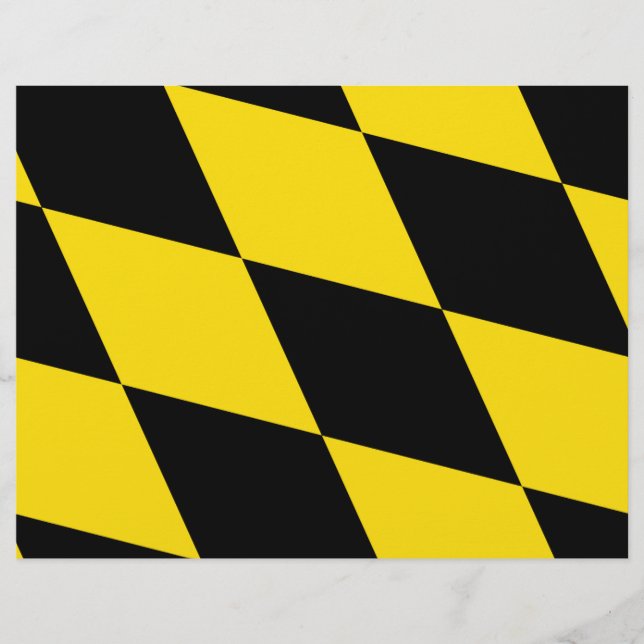 Briefkopf mit der Flagge Münchens, Deutschland (Vorderseite)