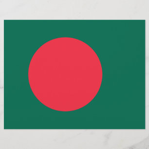 Briefkopf mit Flagge Bangladeschs