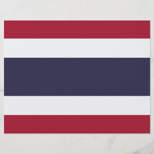 Briefkopf mit Flagge Thailands