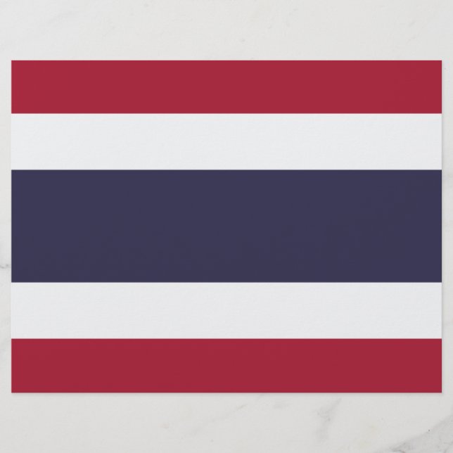Briefkopf mit Flagge Thailands (Vorderseite)