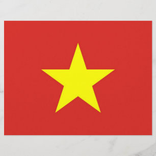 Briefkopf mit Flagge Vietnams
