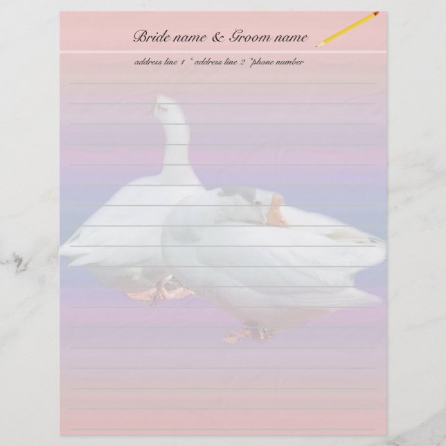 Briefkopf mit Namen (Vorderseite)