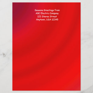 Briefkopf Papierzuordnung #10 Roter Gradient Umsch