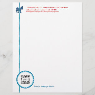 Briefkopf Vorlage Demokratischer Esel