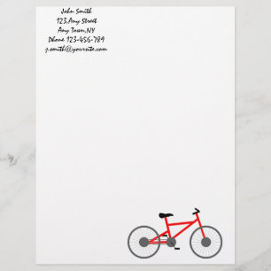 Briefkopfvorlage Fahrrad Briefbogen